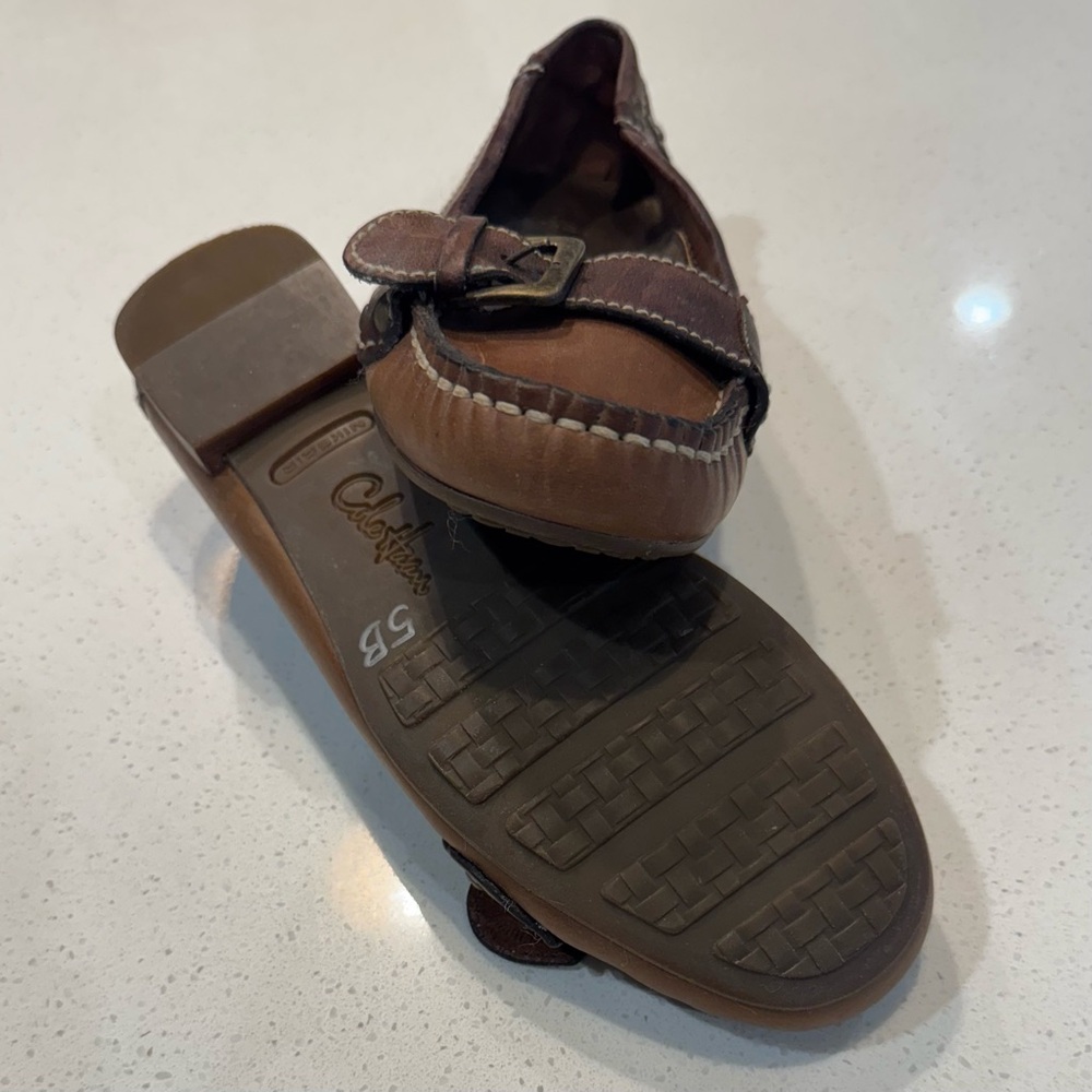 Cole Haan Nike Air Brown Leather Loafers - Picture 5 of 7